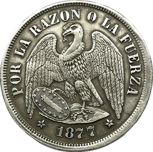 AM_ Chile - 1 Peso - 1877