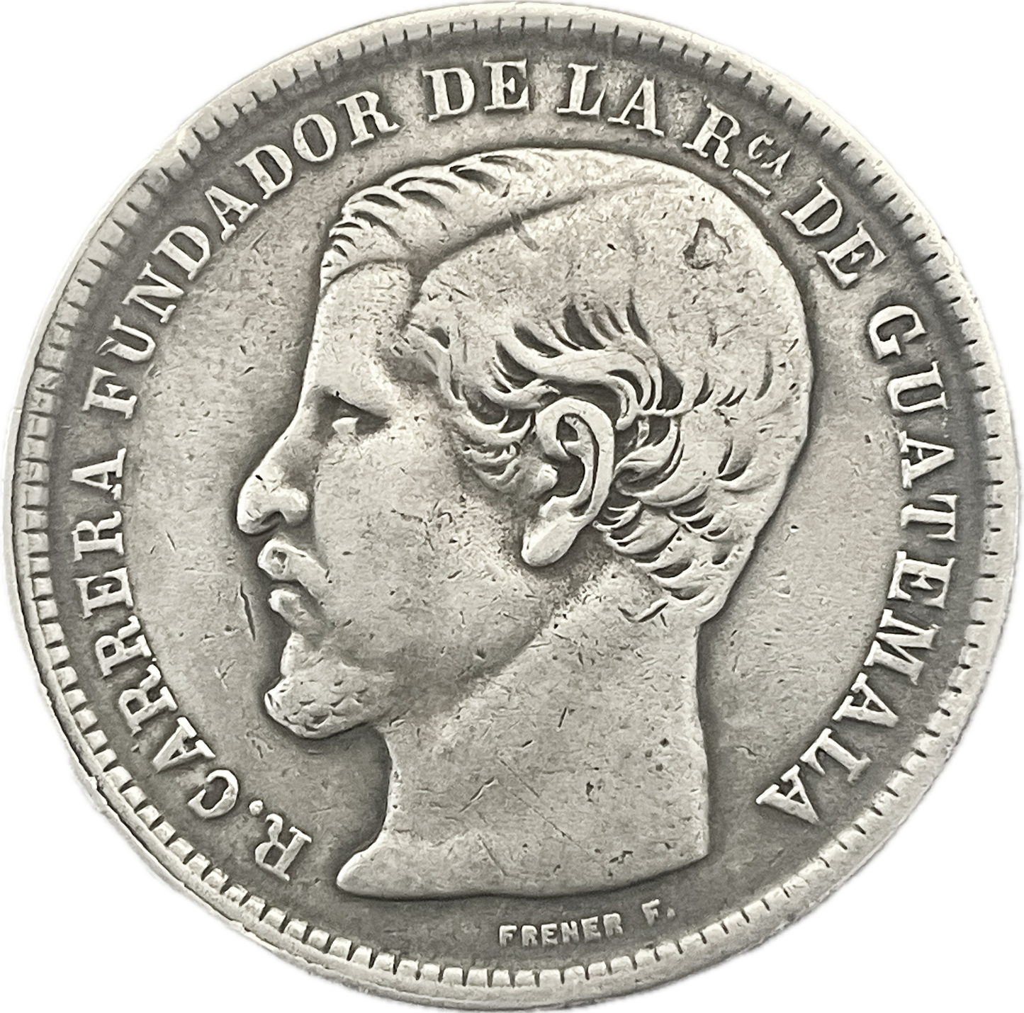 AM_ Guatemala - Un Peso - 1870