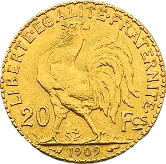 Francia - 1909 - 20 Francos