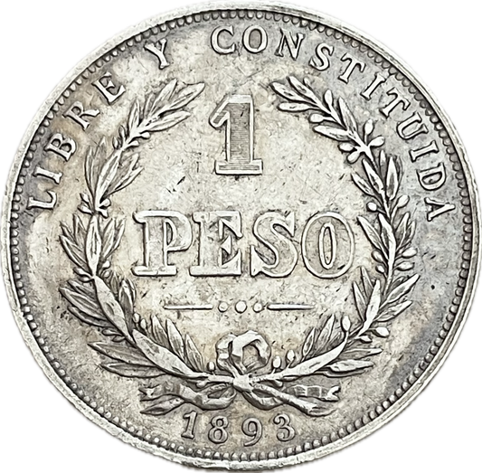 Uruguay - 1893 - 1 peso