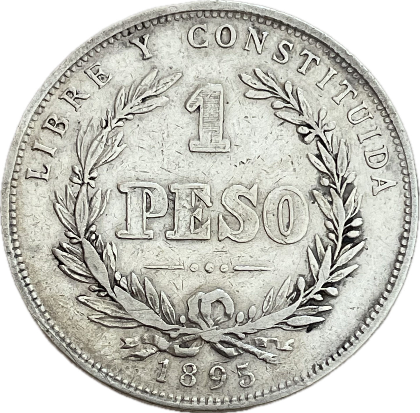 Uruguay - 1895 - 1 peso