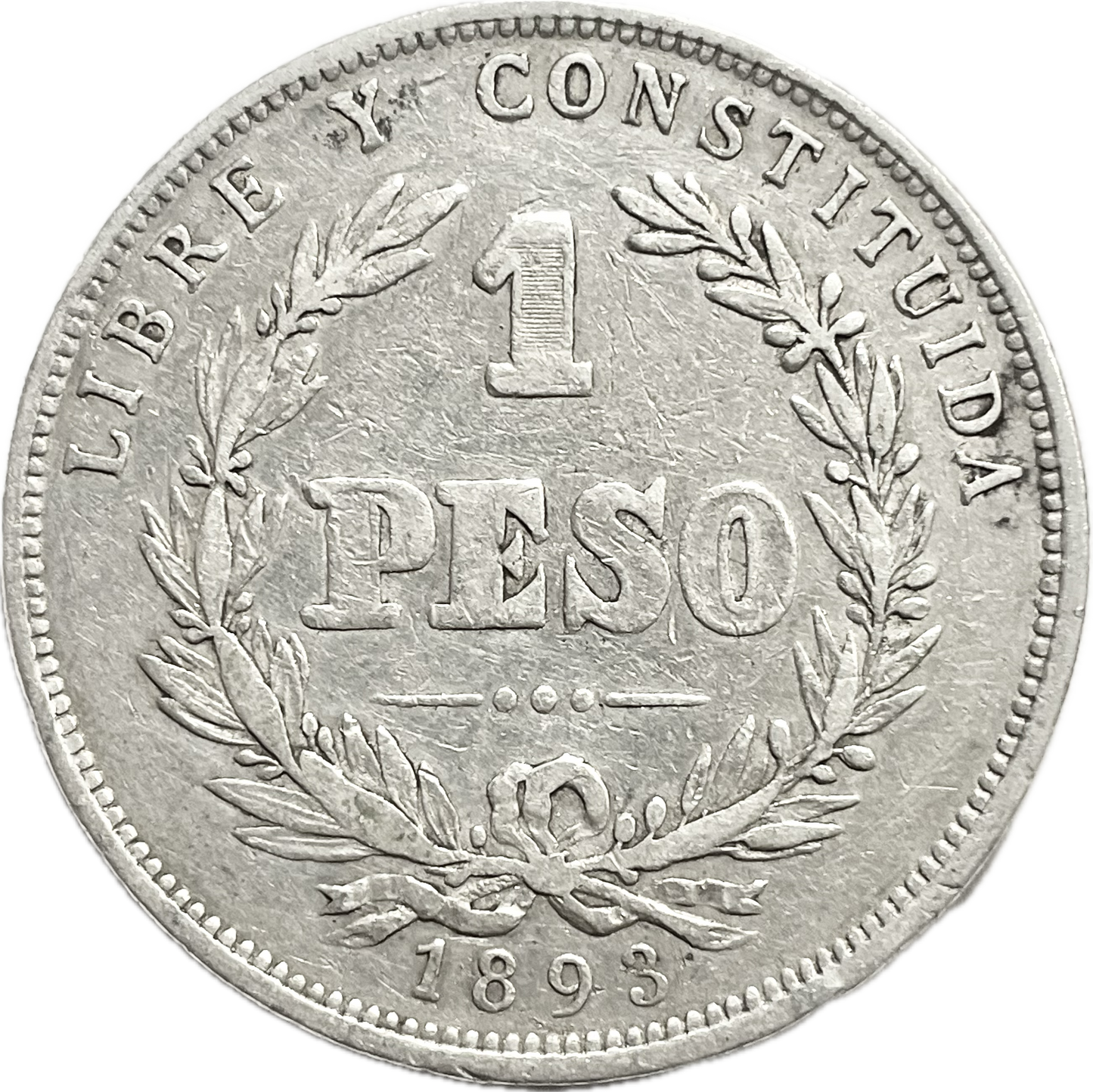 Uruguay - 1893 - 1 peso