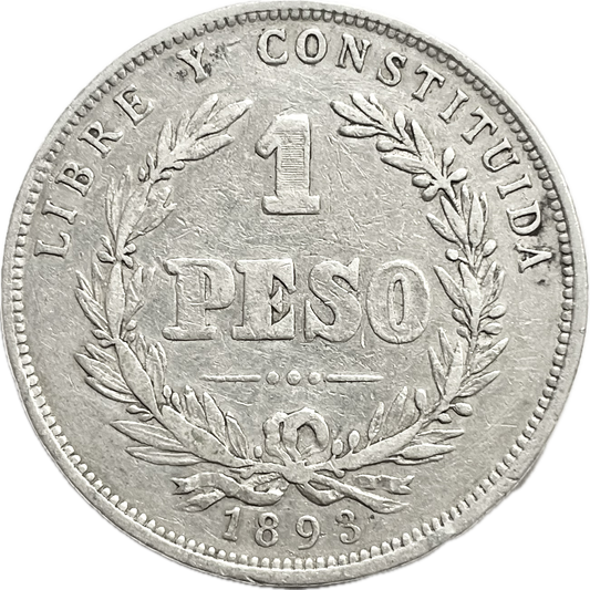 Uruguay - 1893 - 1 peso