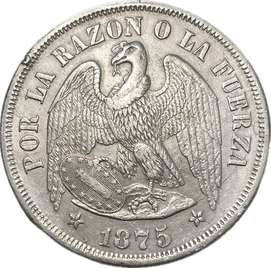 Chile - 1875 - 1 Peso