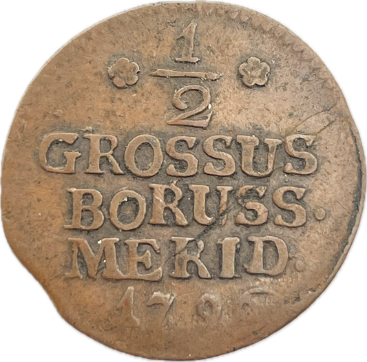 Alemania - 1796 B - Prusia del Sur - 1/2 Grossus