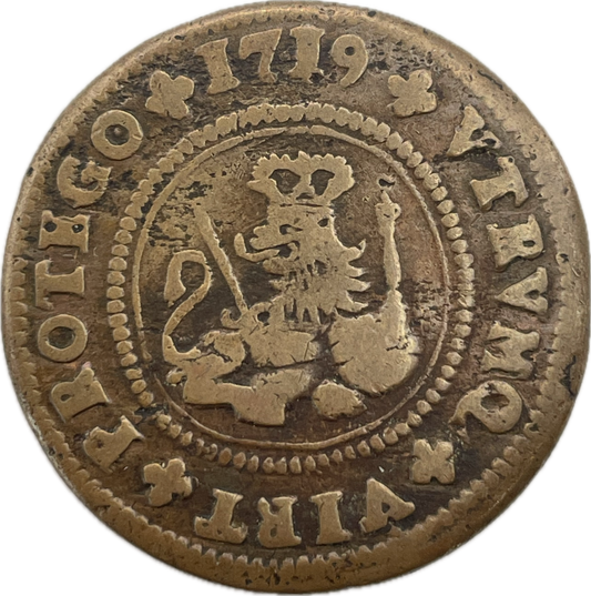 España - 1719 - Zaragoza - 4 Maravedís