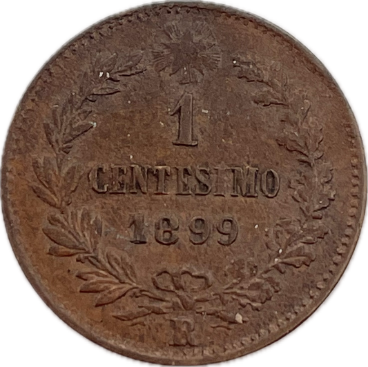 Italia - 1899 - 1 Centésimo - Sin Circular