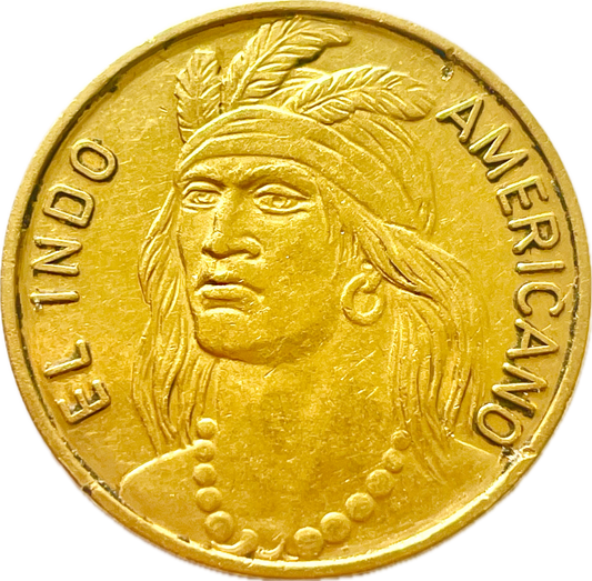Medalla - "Origen de Integración Americana" Indio Americano
