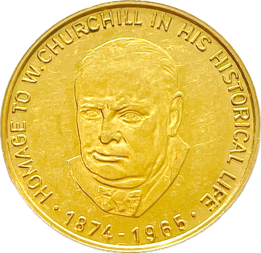 Medalla - Conmemoración "W. Churchill"