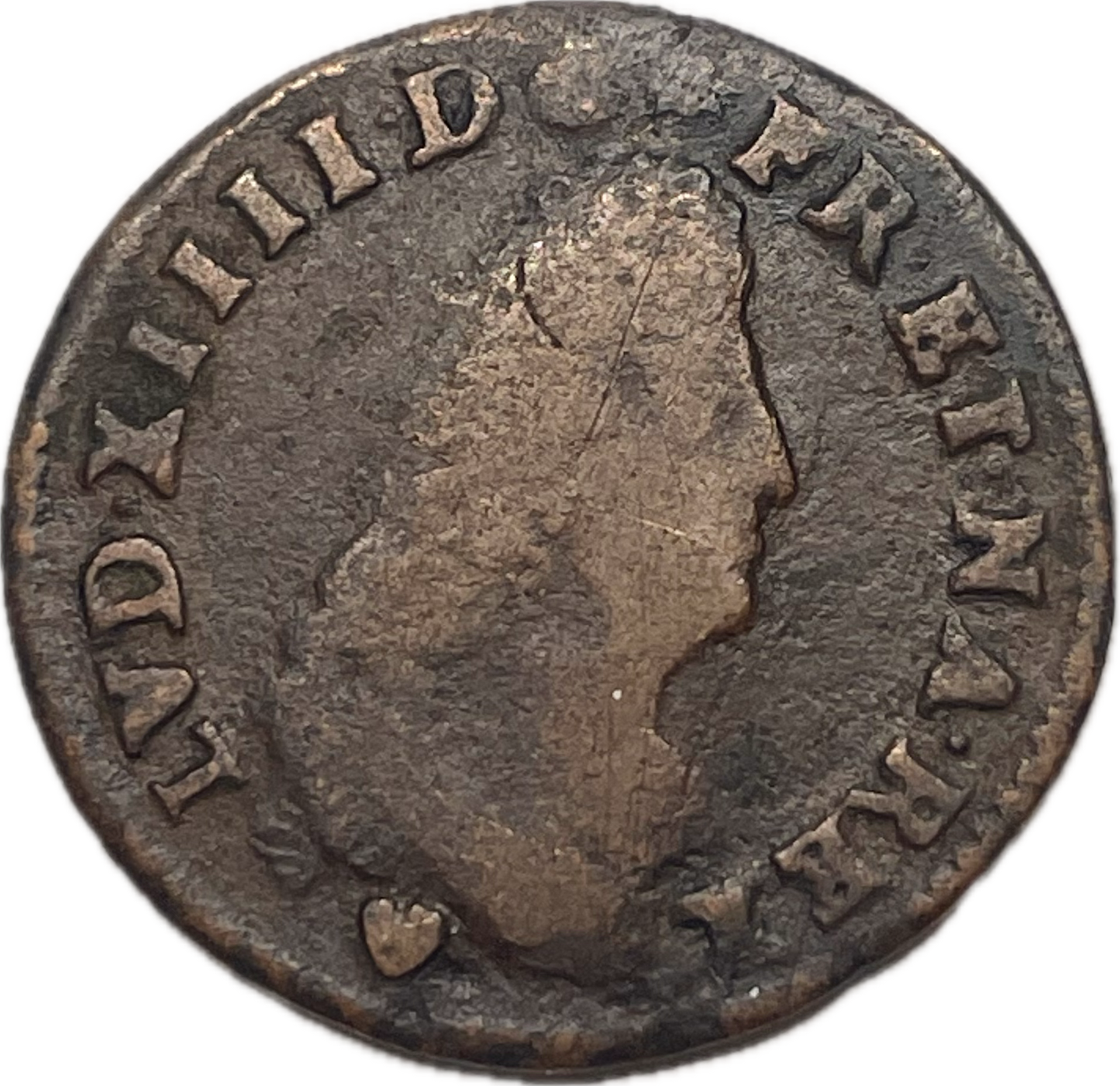 Francia - 1708 BB - 2 Deniers