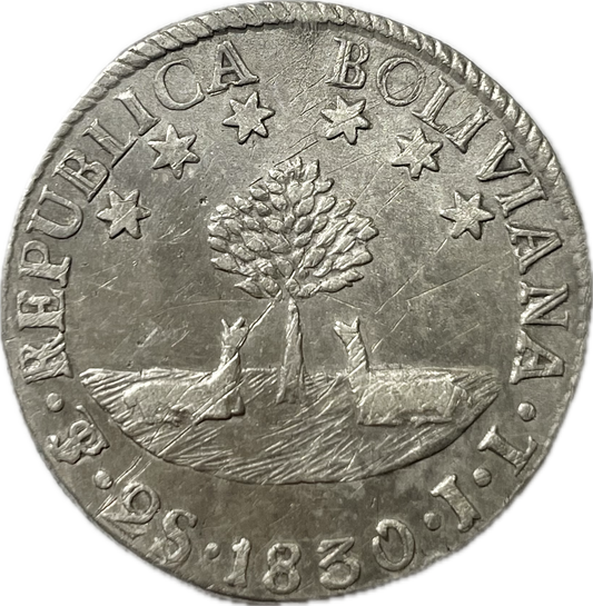 Bolivia - 1830 - 2 Soles