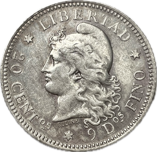Argentina - 1882 - 20 Centavos