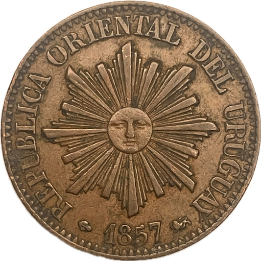 Uruguay - 1857 - 5 Centésimos - Sin Circular