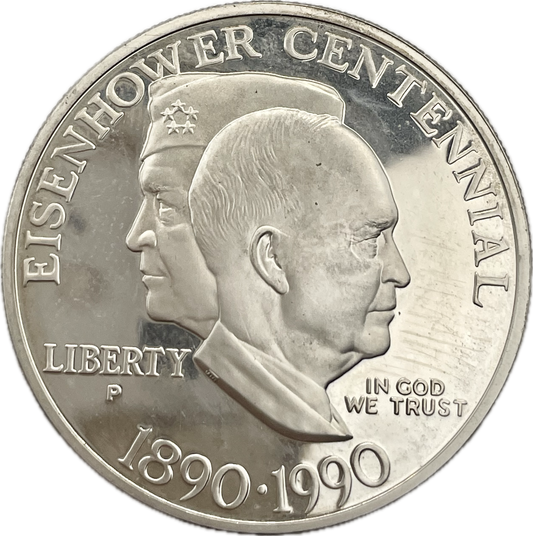 Estados Unidos - 1990 - 1 Dólar - Centenario de Eisenhower