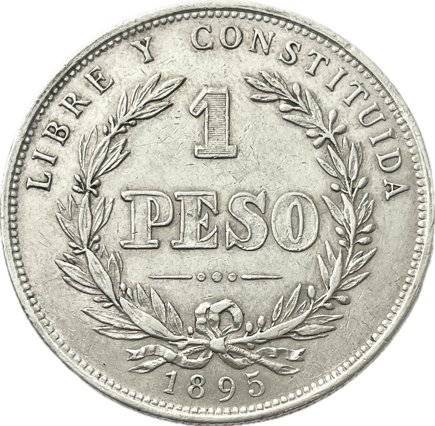 Uruguay - 1895 - 1 peso - AU