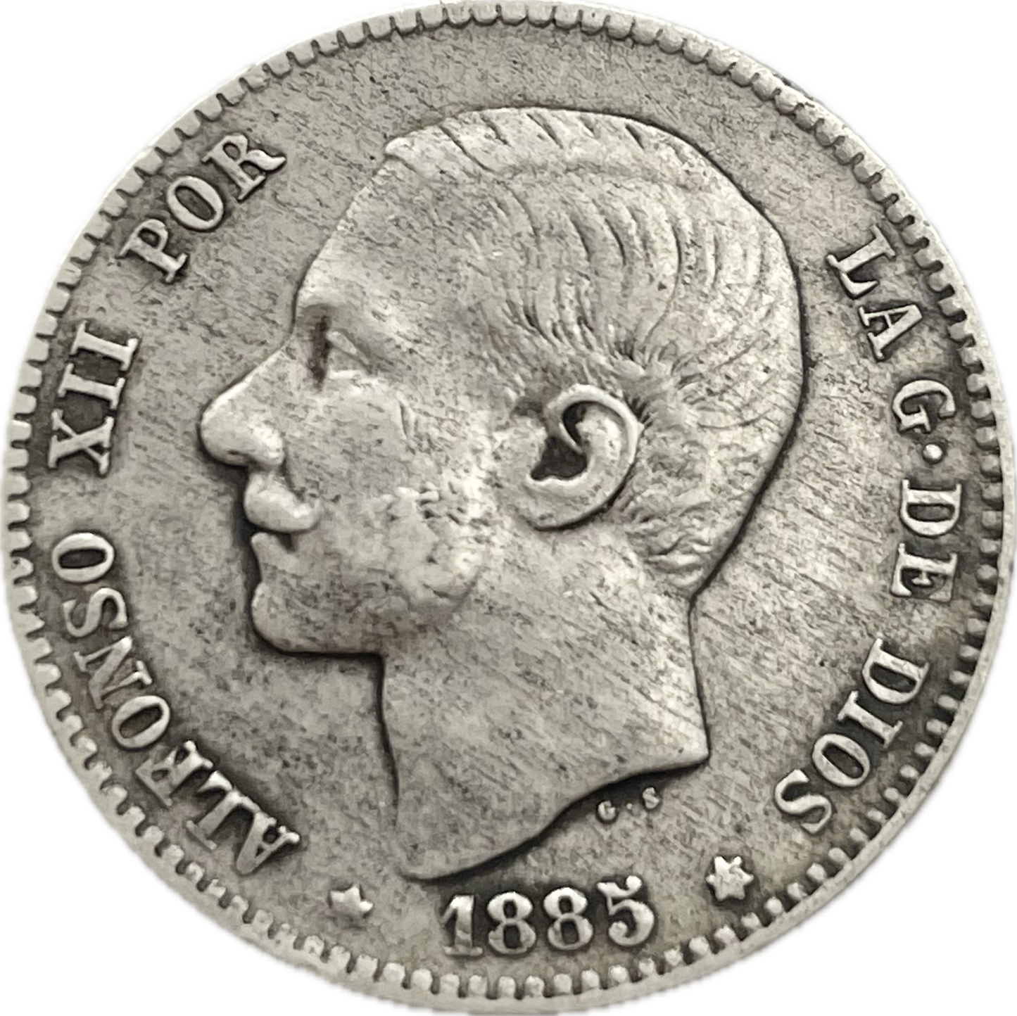 España - 1885 - 1 Peseta