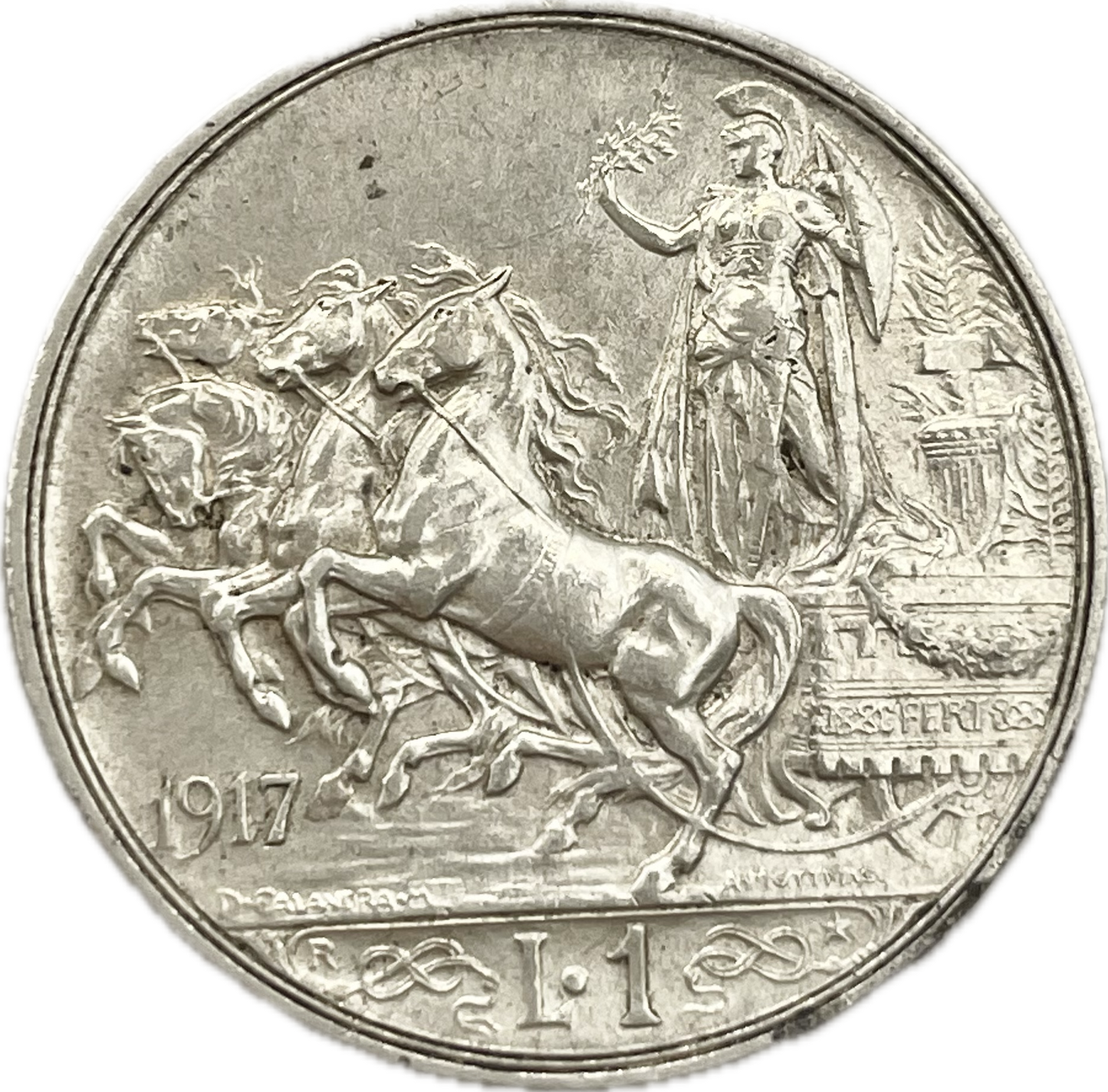 Italia - 1917 - 1 Lira - Sin Circular