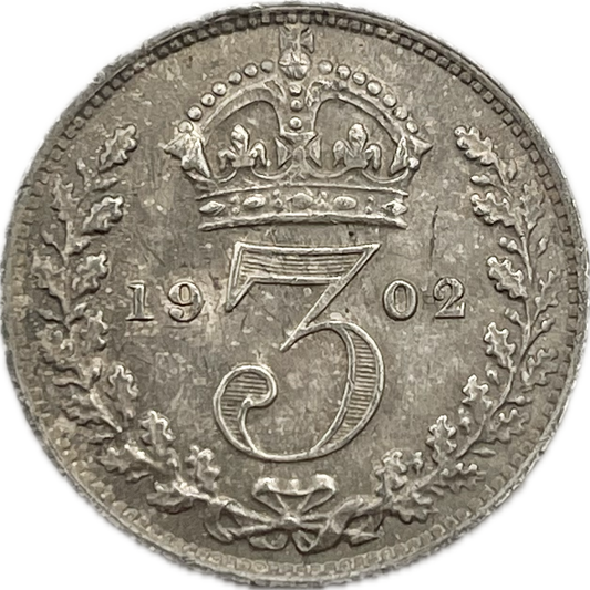 Gran Bretaña - 1902 - 3 Pence - Sin Circular