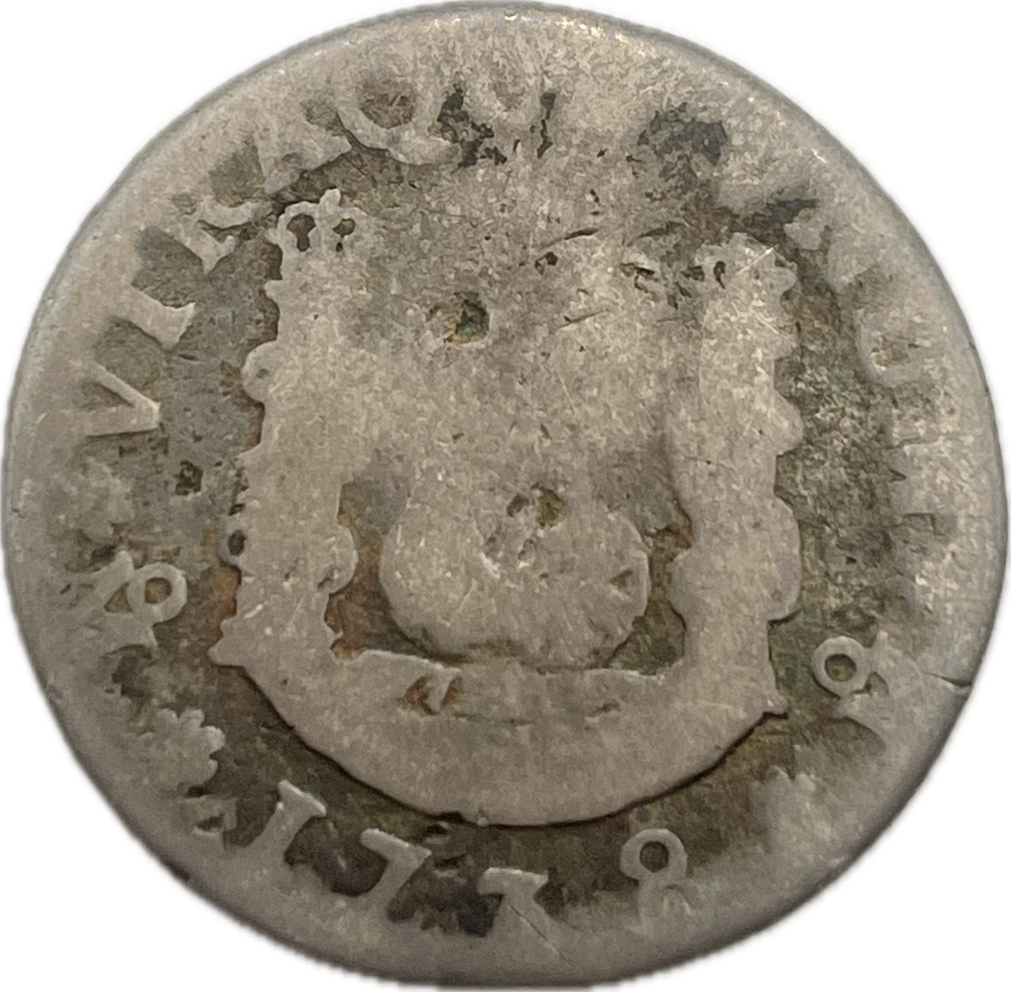 España Colonial - 1738 - México - 1 Real