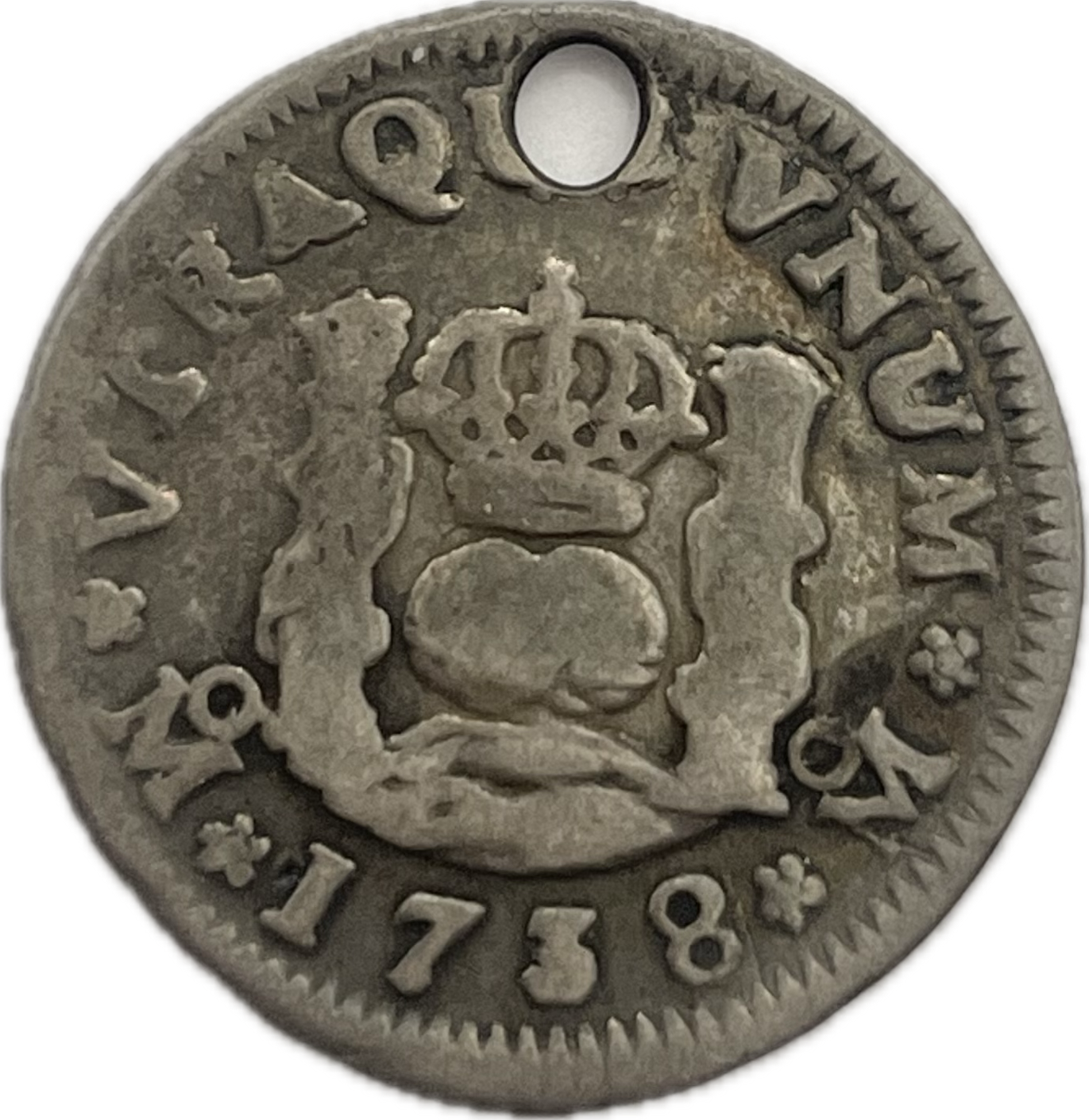 España Colonial - 1738 - México - 1/2 Real