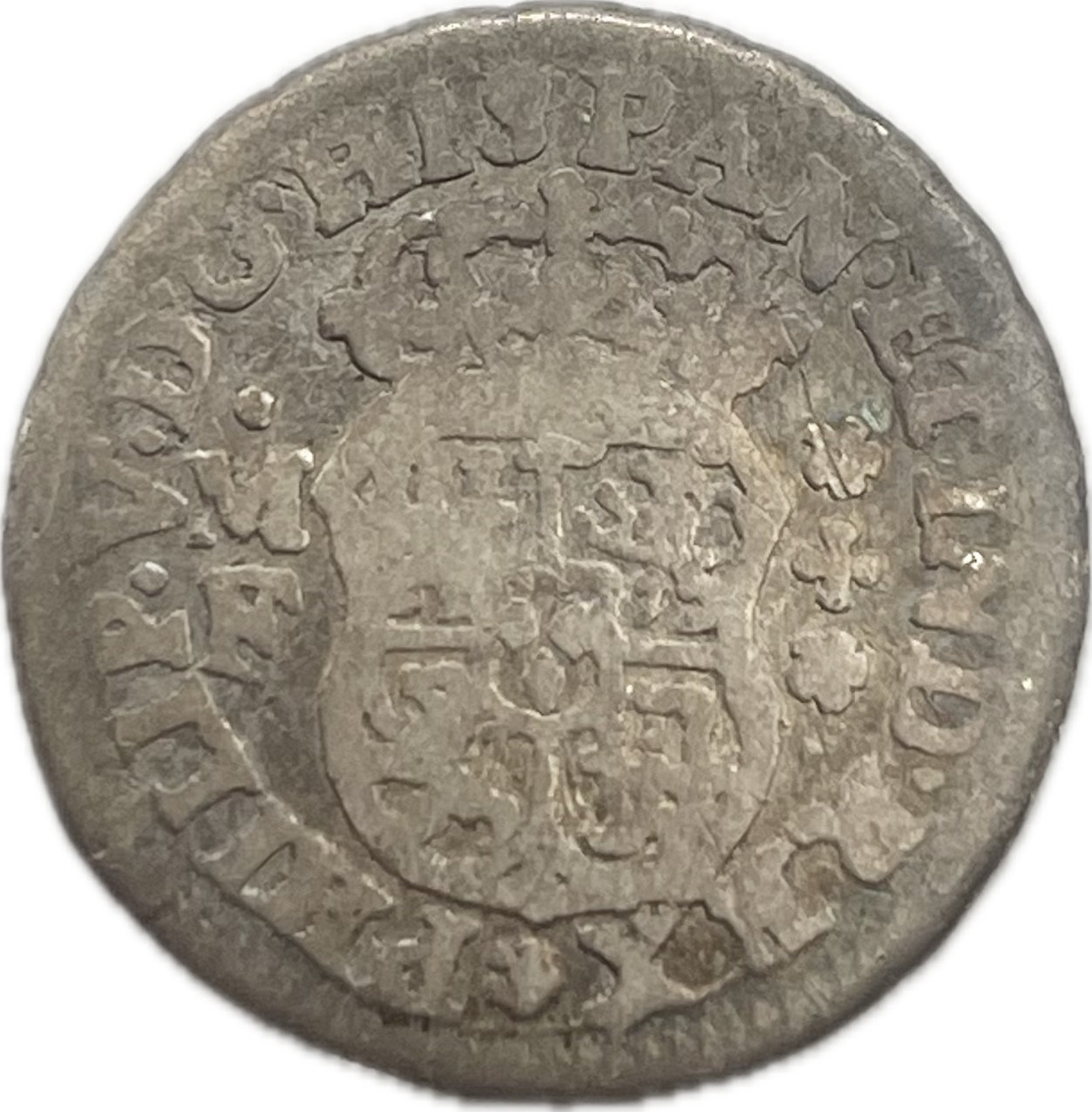 España Colonial - 1738 - México - 1/2 Real