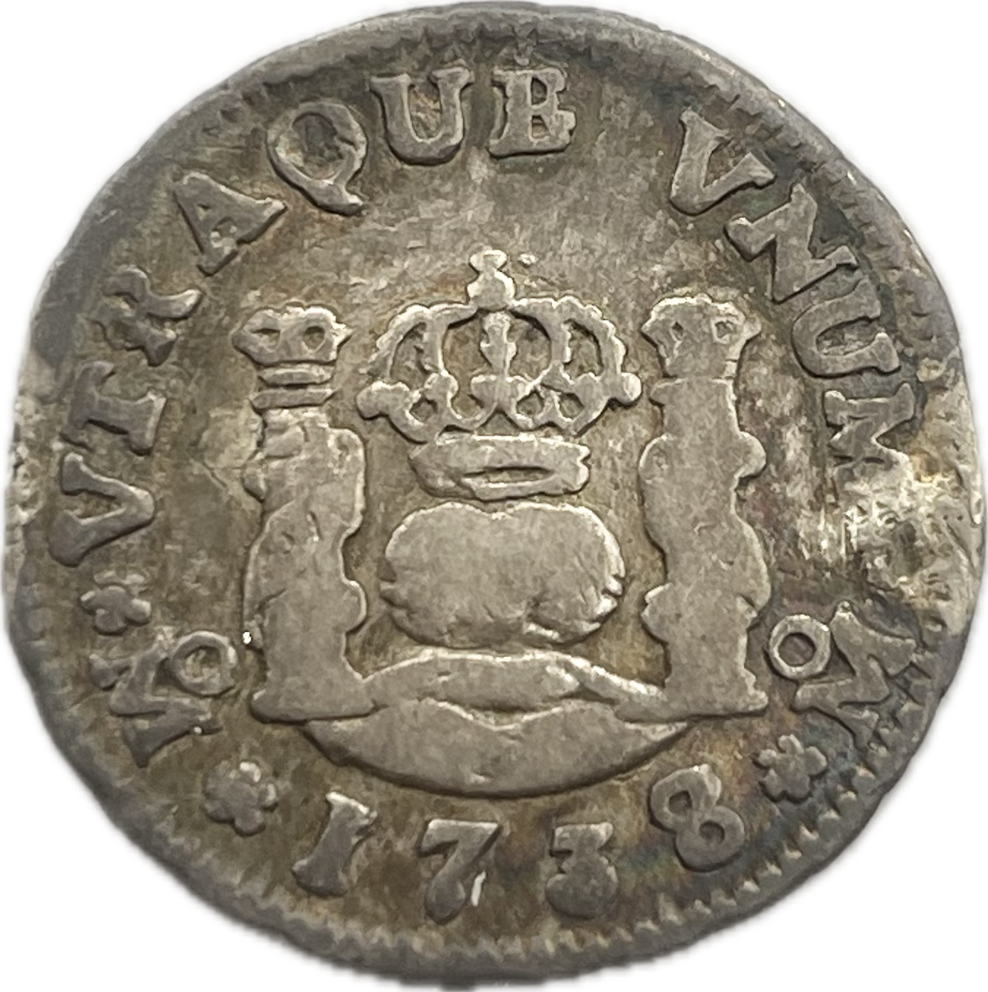 España Colonial - 1738 - México - 1/2 Real