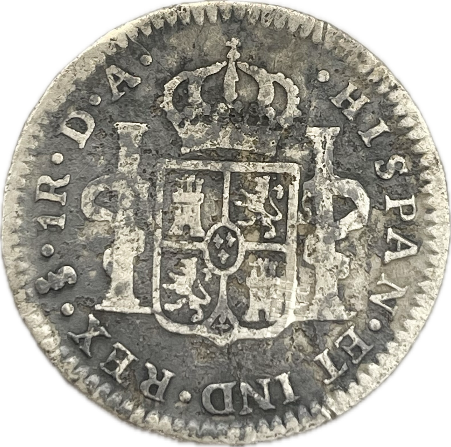 España Colonial - 1797 - Santiago, Chile - 1 Real