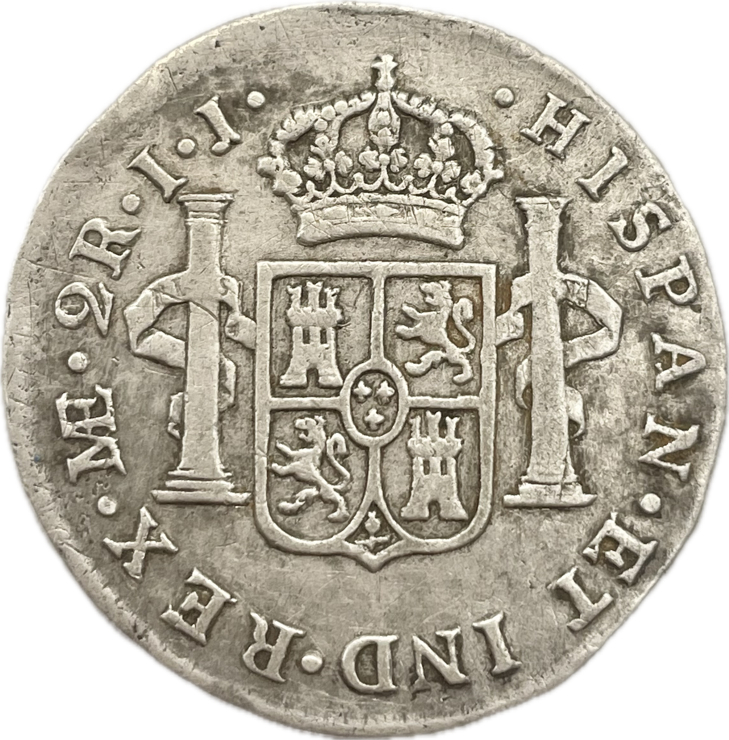 España Colonial - 1793 - Lima - 2 Reales