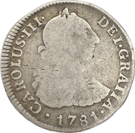 España Colonial - 1781 - Lima - 2 Reales