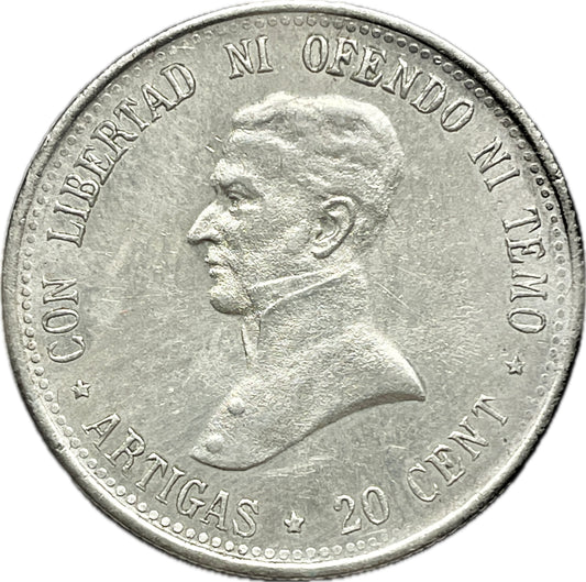 MU_ Uruguay - 20 Cent 1920