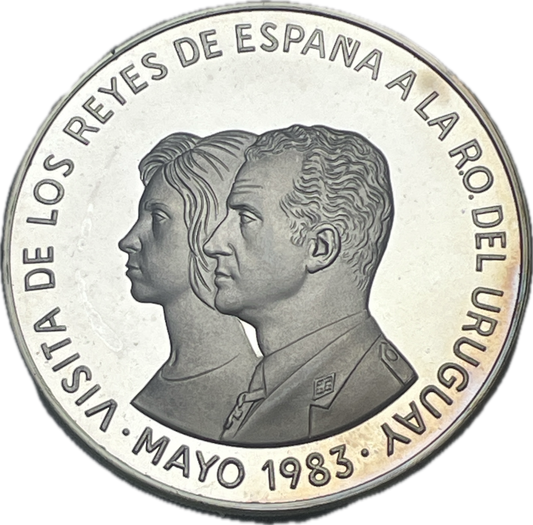 MU_ Uruguay - N$ 2000 - Visita de los Reyes de España 1983