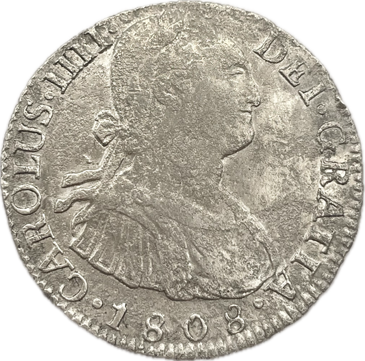 España Colonial - 1808 - Potosí - 2 Reales