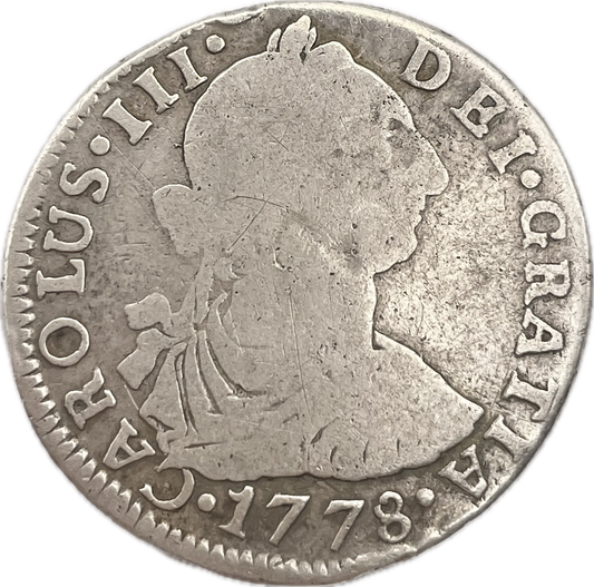 España Colonial - 1778 - Potosí - 2 Reales