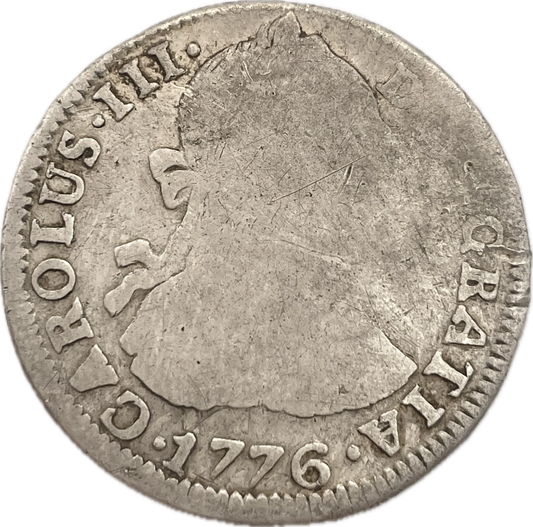 España Colonial - 1776 - Potosí - 2 Reales
