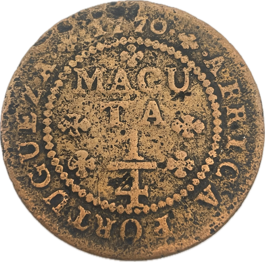 África Portuguesa - 1770 - 1/4 Macuta