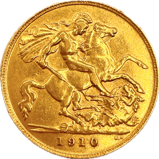 Gran Bretaña - 1910 - 1/2 Soberano