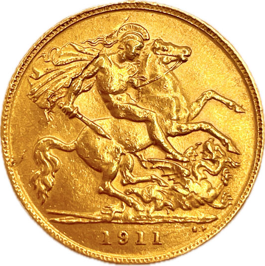 Gran Bretaña - 1911 - 1/2 Soberano