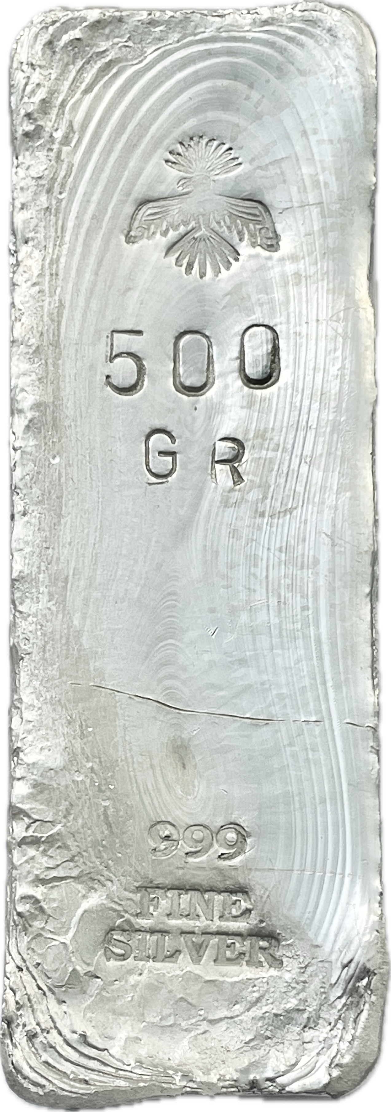 Lingote de Plata Fina - 1/2 Kilo (16 oz)