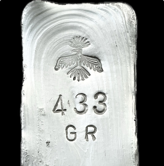 Lingote de Plata Fina - 433 gramos