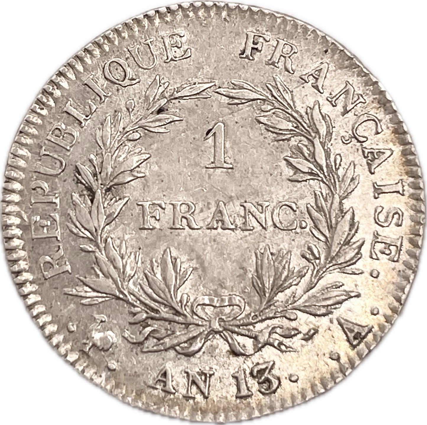 Francia - 1804 (Año 13) - Napoleón Emperador - 1 Franco - Sin Circular