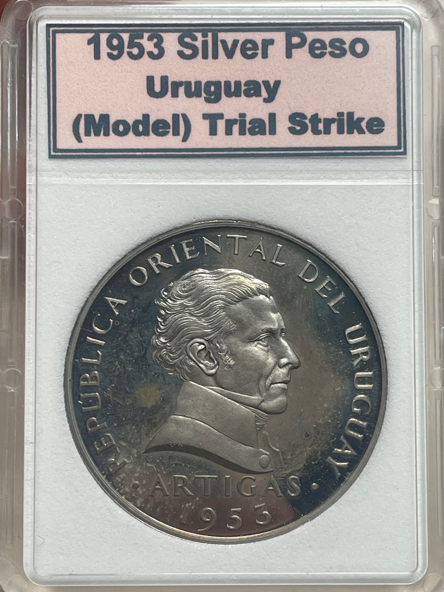 Uruguay - 1953 - MODEL ensayo de Plata