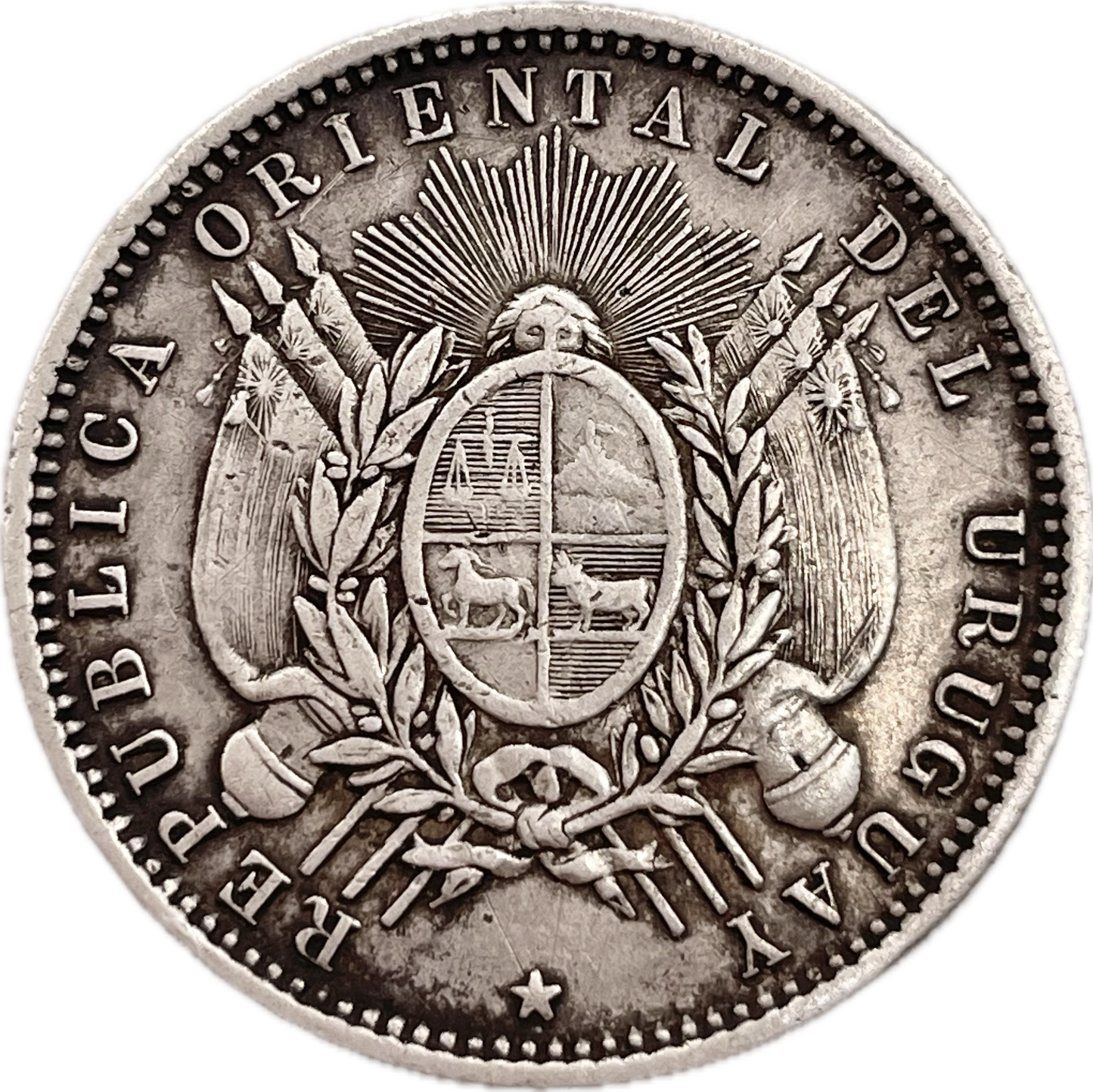 Uruguay - 1877 - 20 Centésimos