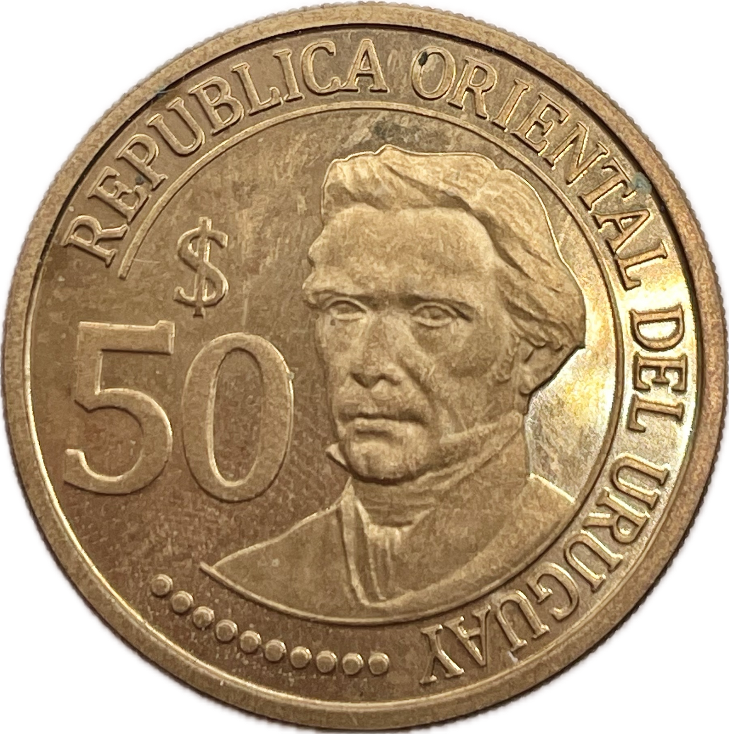 Uruguay - 2011 - 50 Pesos - Ensayo en Bronce