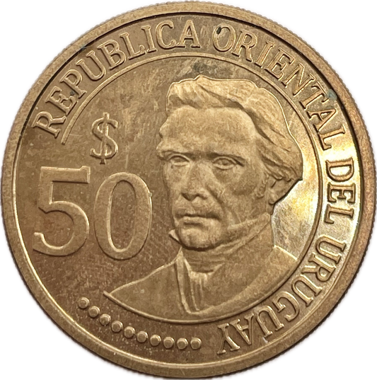 Uruguay - 2011 - 50 Pesos - Ensayo en Bronce