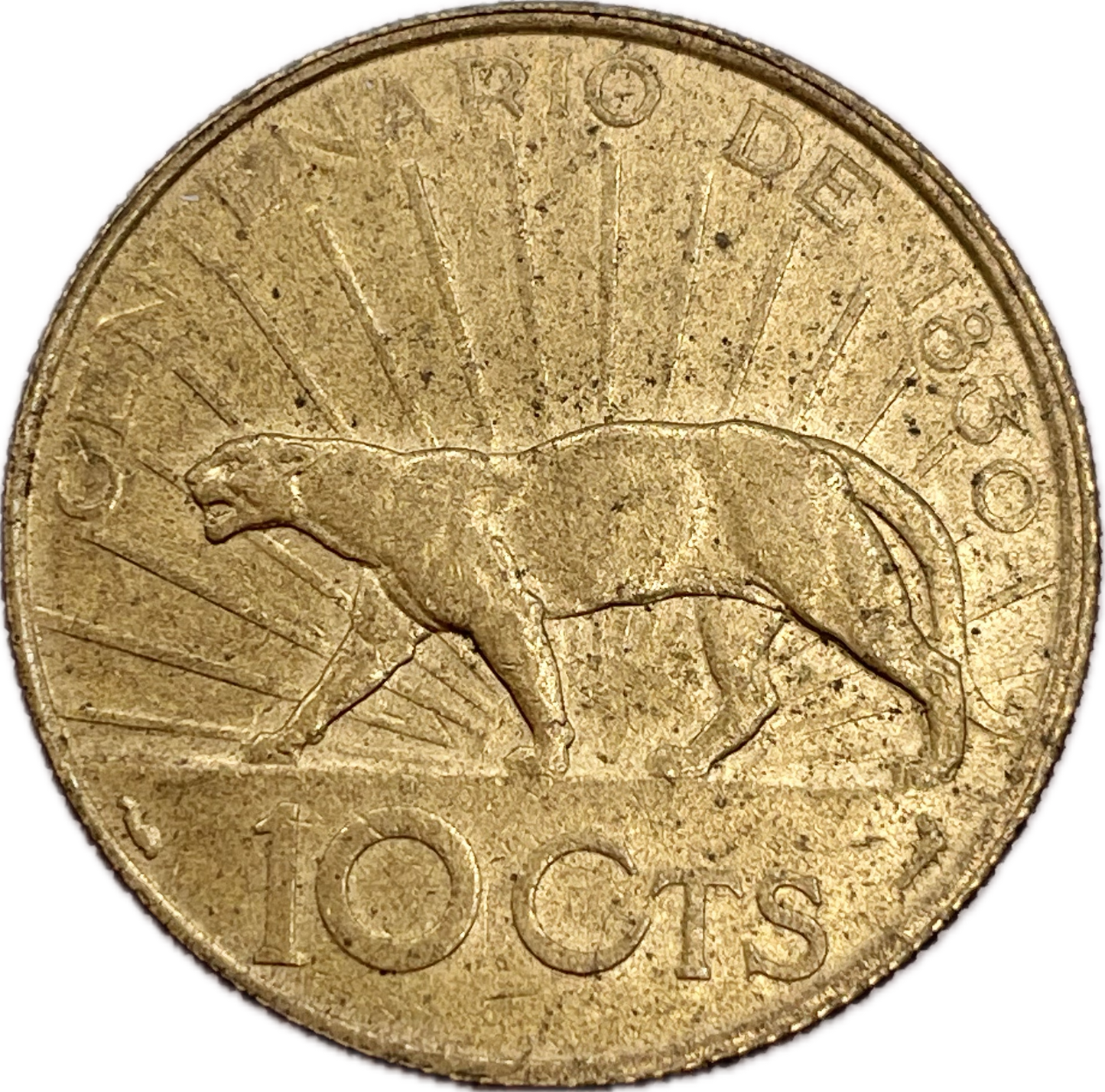Uruguay - 1930 - 10 Centésimos - Sin Circular