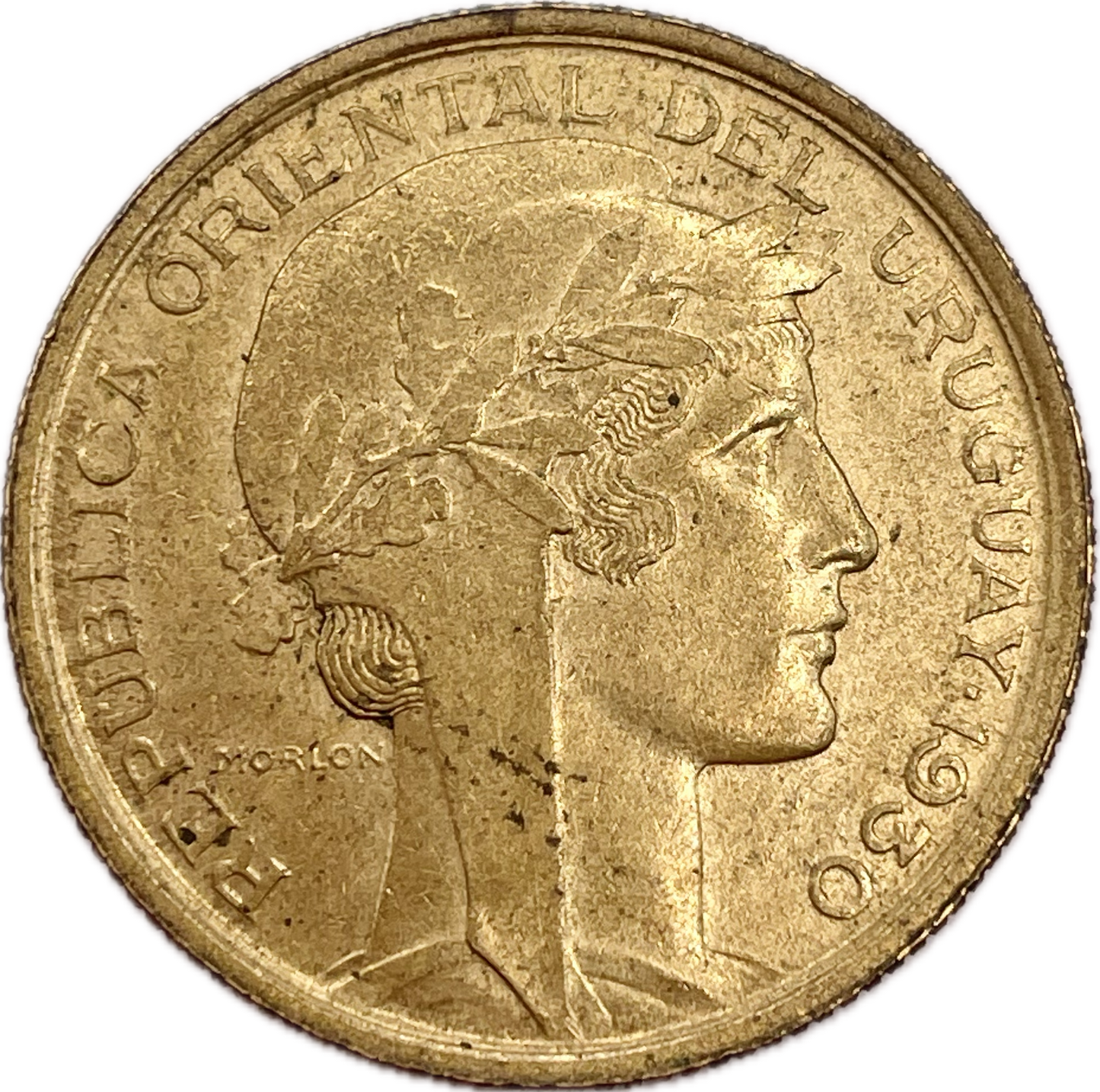 Uruguay - 1930 - 10 Centésimos - Sin Circular