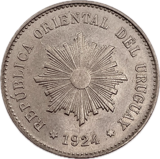 Uruguay - 1924 - 5 Centésimos - Sin Circular