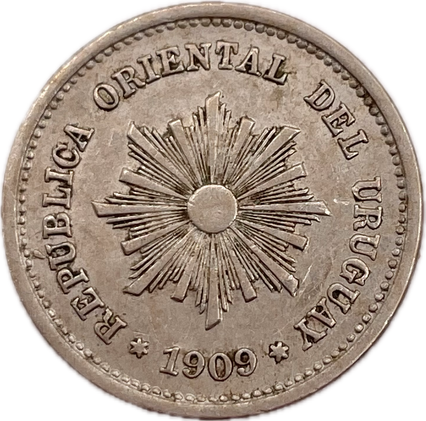 Uruguay - 1909 - 1 Centésimo - Sin Circular