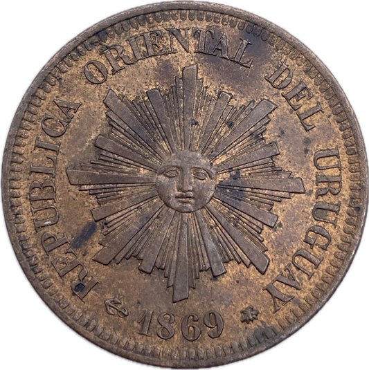 Uruguay - 1869 A - 2 Centésimos - Sin Circular