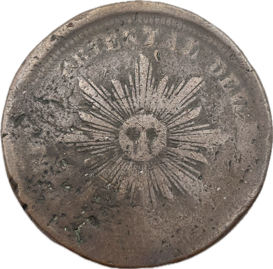 Uruguay - 1844 - 40 Centésimos - 6.4.A